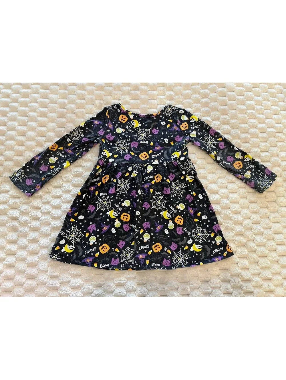 TCP Girls 2-pack of Long Sleeve Dresses: Fall Dress & Halloween Dress (3T)